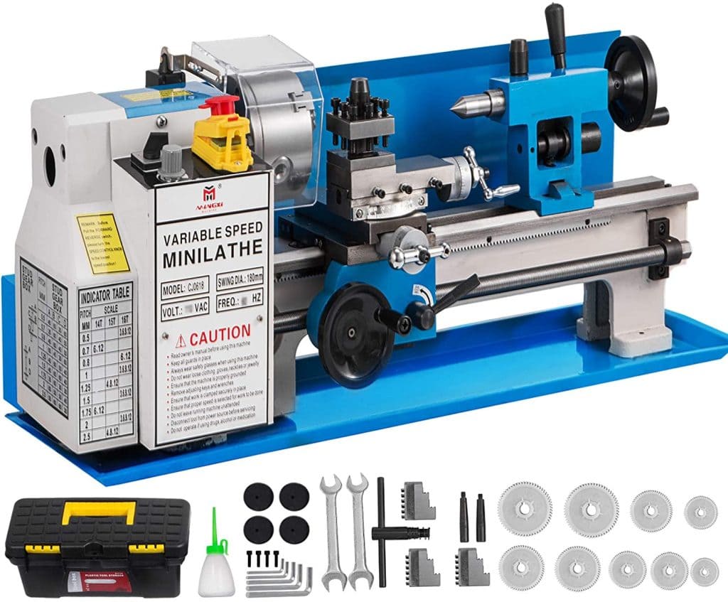 BestEquip 7x14 inch Mini Metal Lathe