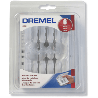 Dremel 692 6-Piece Router Bit Set