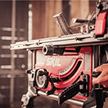 SKIL TS6307-00 Table Saw with Stand Side View