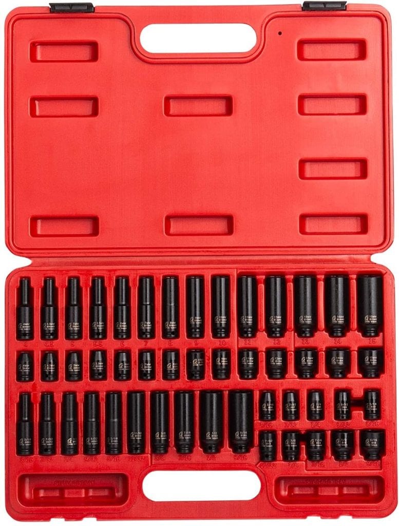 Sunex 1848 Drive Master Impact Socket Set